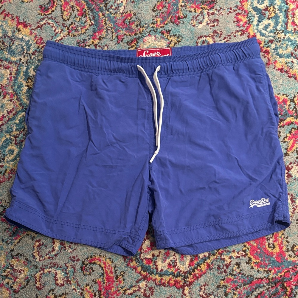 Superdry Men's Blue Swim Trunks